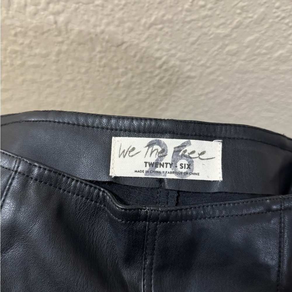 Free People Skinny Faux Leather Pants